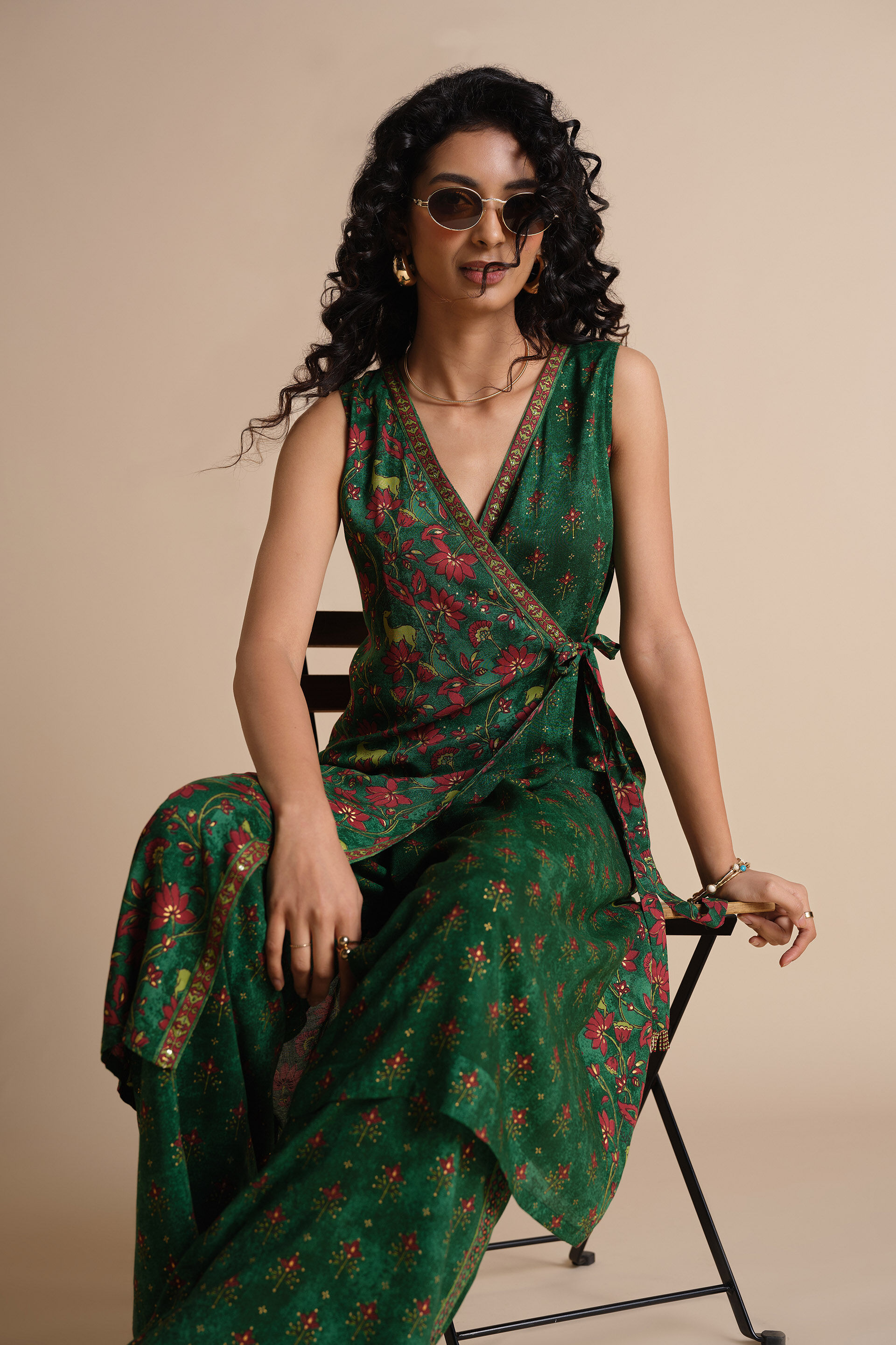 Bahar Kurta Set, Green, image 6